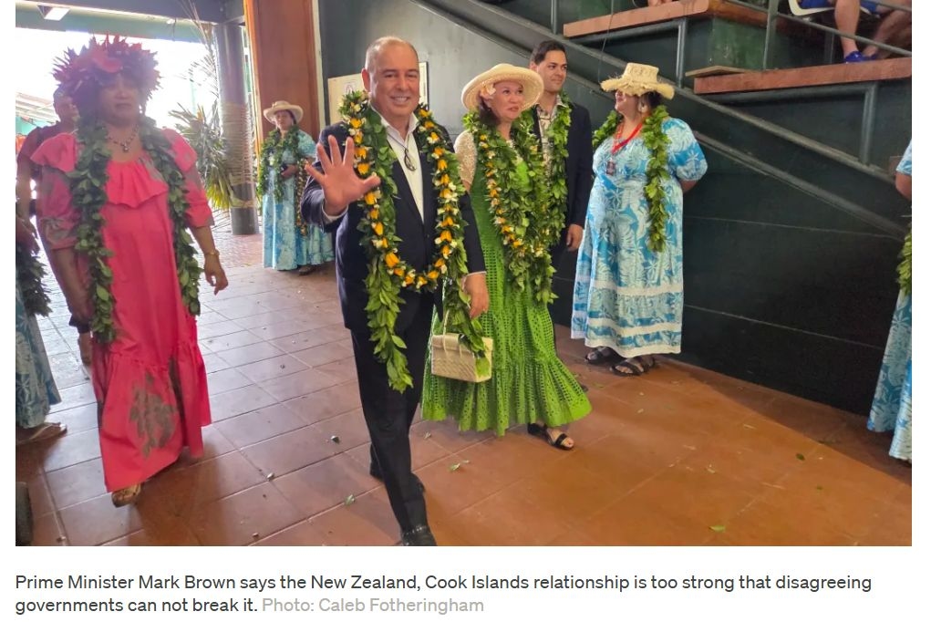 Mark Brown Rejects Talk Of 'Strategic Shift' In Cook Islands-New Zealand Relationship