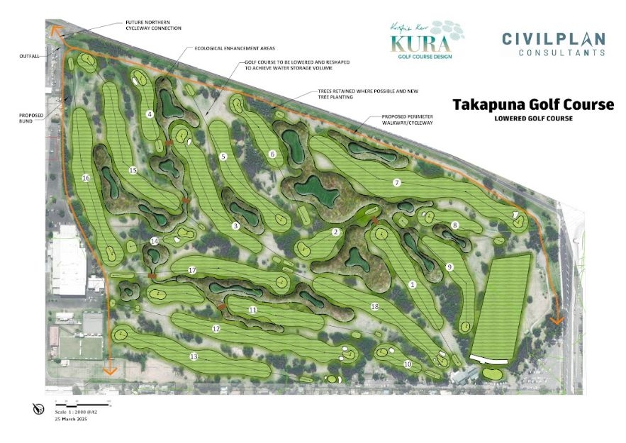 Residents Push Back On Council Plan To Replace Takapuna Golf Course With Stormwater Reservoir