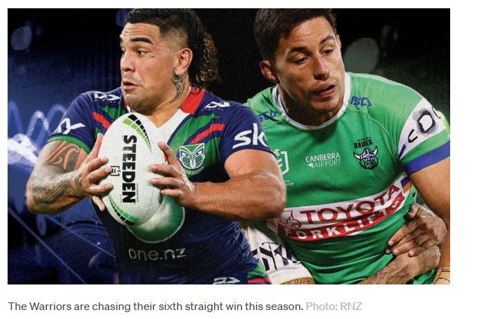 NRL: NZ Warriors Vs Canberra Raiders – Everything You Need To Know