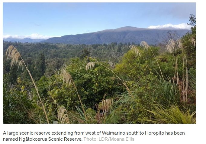 Treaty Settlement Renames Iconic Sites In Central North Island