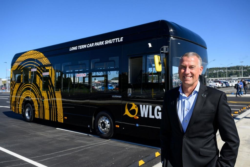 New Electric Bus Buzzing Around Wellington Airport