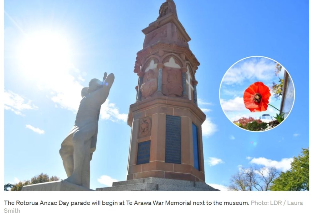 Rotorua Anzac Day Begins With Dawn Service, Civic Memorial