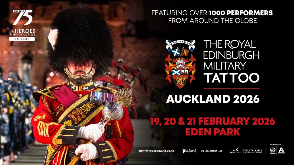 New Show Added As The Royal Edinburgh Military Tattoo Gets Set To Bring Its Historic Show To Auckland In 2026