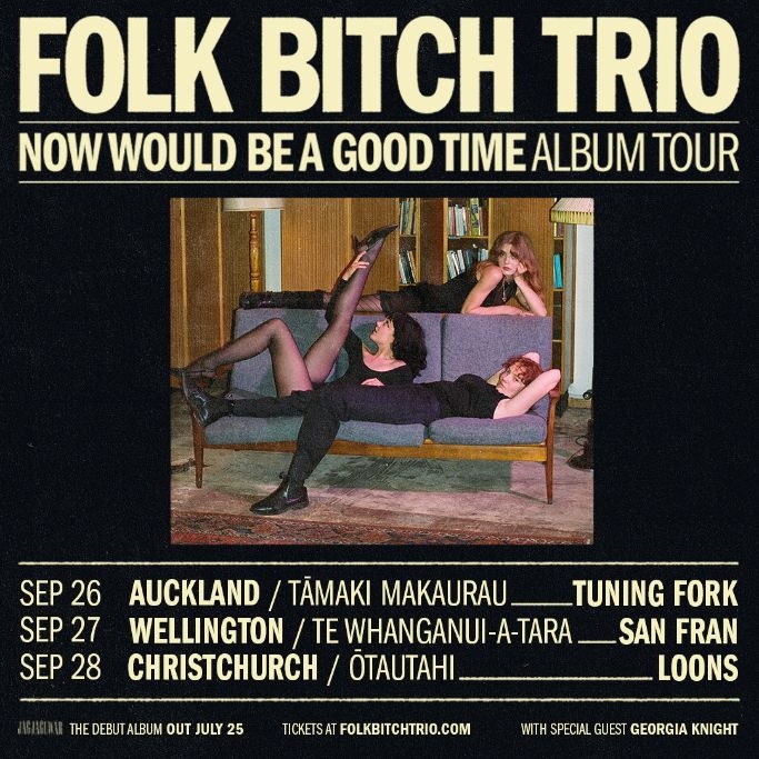 Folk Bitch Trio Announce Debut Album, Now Would Be A Good Time, Out July 25th Via Jagjaguwar