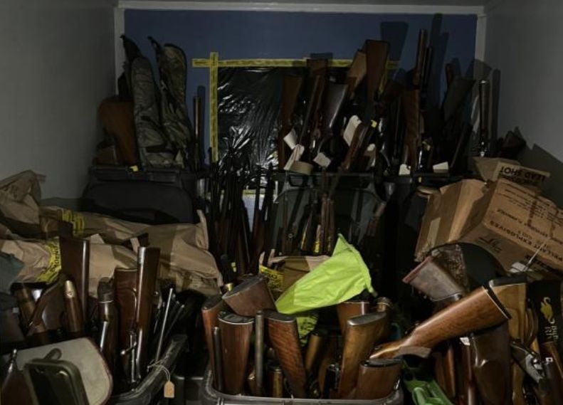 Hundreds Of Firearms Seized From Gore Property