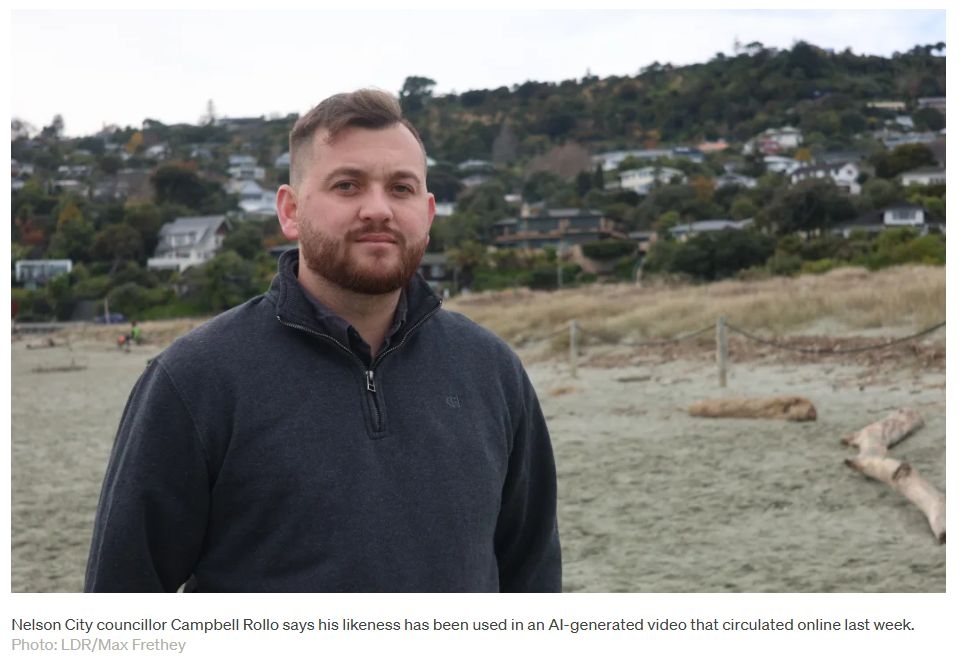 AI Gun Video Of Nelson Councillor Campbell Rollo Sparks Warning For Voters