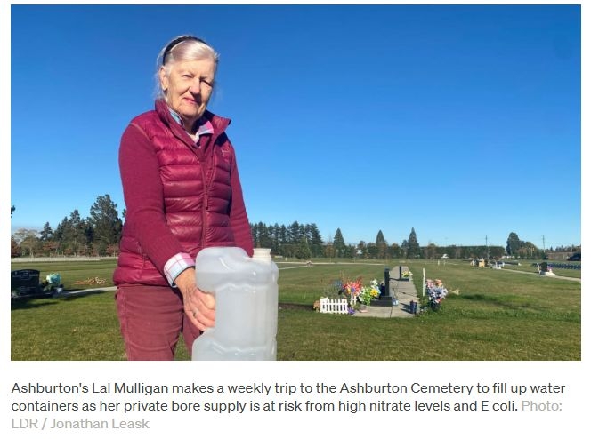 Resident Has To Travel To Cemetery For Safe Drinking Water
