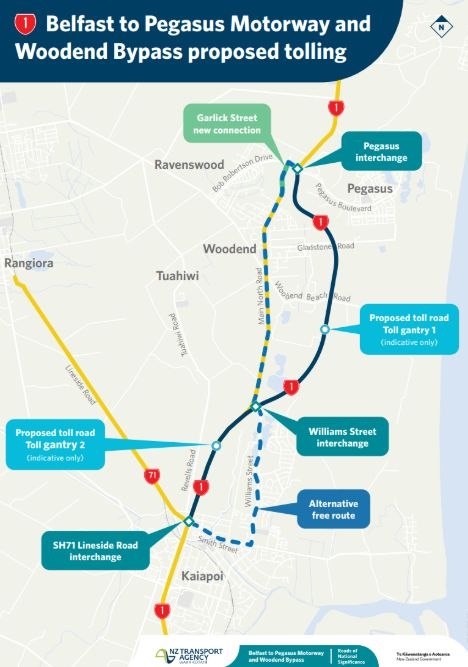 Tolling Proposed For Belfast To Pegasus Motorway And Woodend Bypass