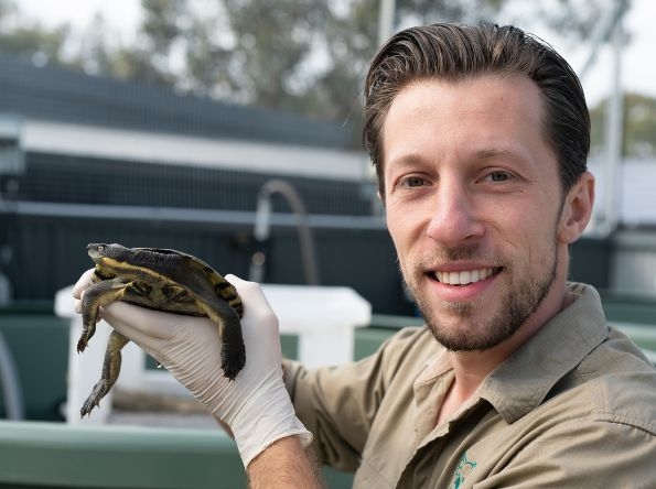 Critically Endangered Turtle Gets A Leg Up!