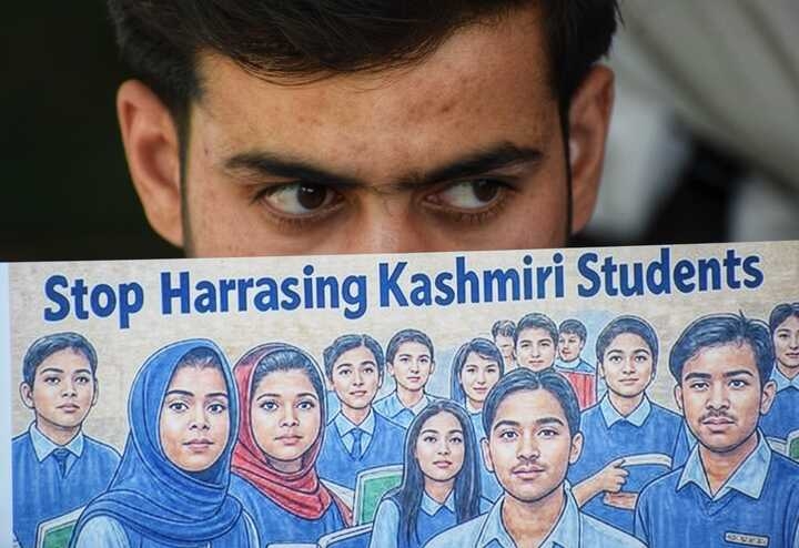 In Photos: Protest in Srinagar Calls For End to Harassment of Kashmiri Students Across Country