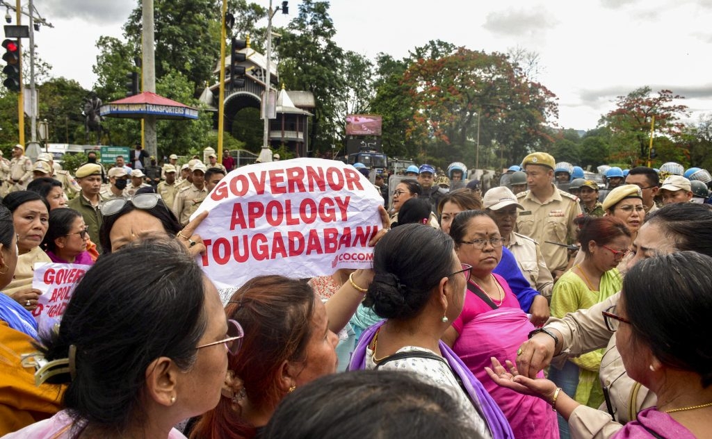 At Least Seven Injured in Manipur After Security Forces Fire Tear Gas to Stop March to Raj Bhavan