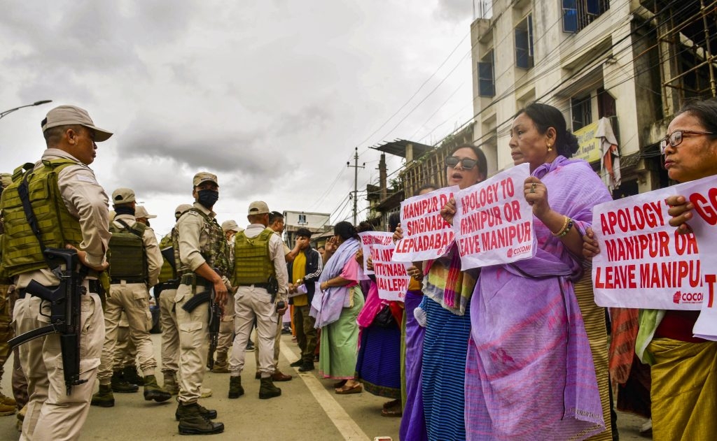 Manipur Governor Forced to Fly 7 Kms as Protestors Block Road