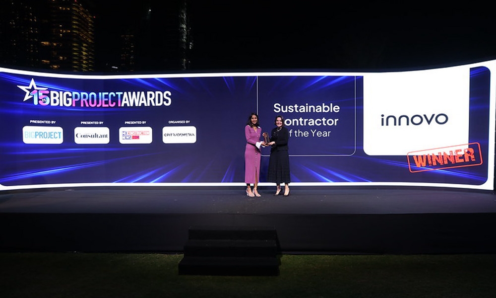 Innovo Wins ‘Sustainable Contractor of the Year' at BPME Awards