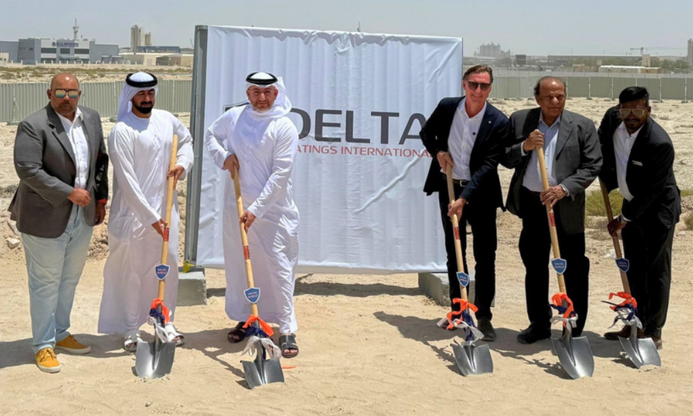 DELTA Coatings International starts construction on new facility in Dubai