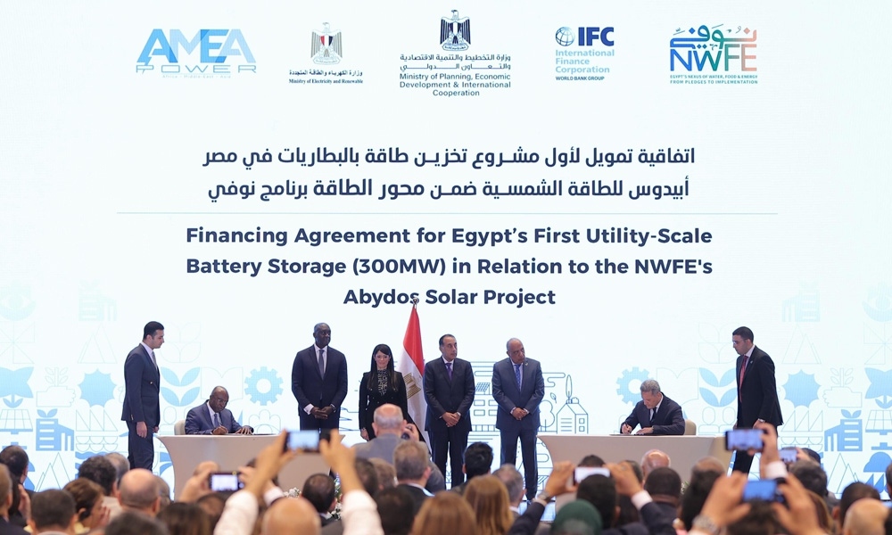 AMEA Power announces financial close of first utility-scale BESS project in Egypt
