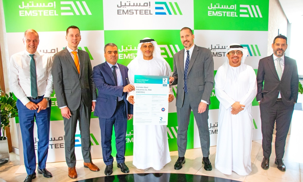 EMSTEEL becomes first company in MENA to receive ResponsibleSteel certification