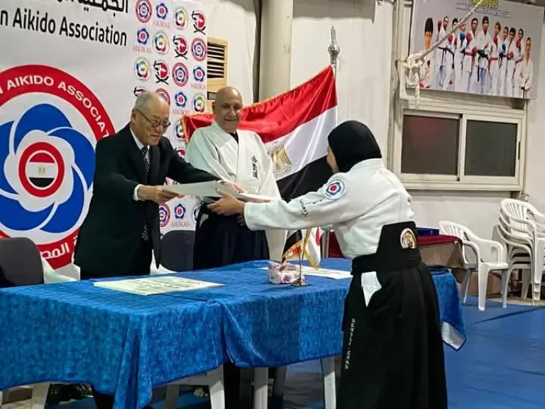 السفير الياباني يكرم متدربي 'الايكيدو' المصريين