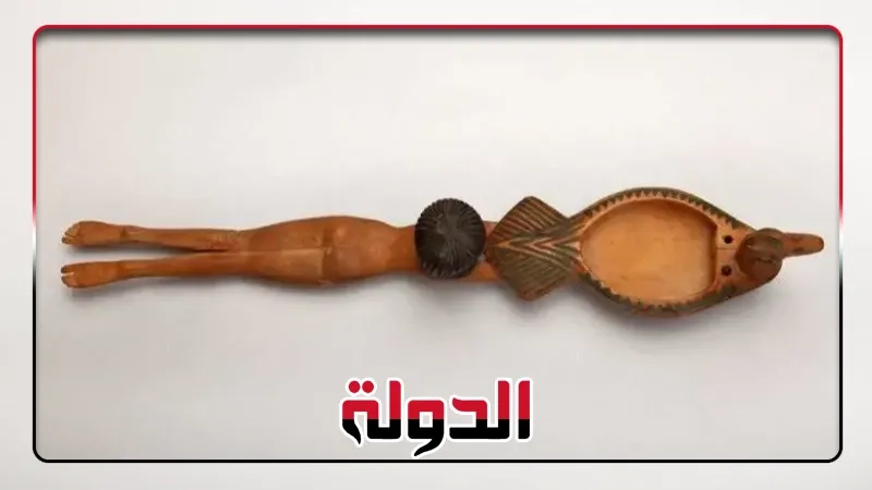 المتحف المصري يعرض ملعقة دهون على شكل سباحة ضمن معرض العطور في مصر القديمة