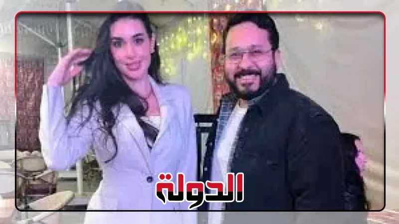 أحمد شاهين برفقة ياسمين صبري وفريق عمل مسلسل الأميرة ظل حيطه