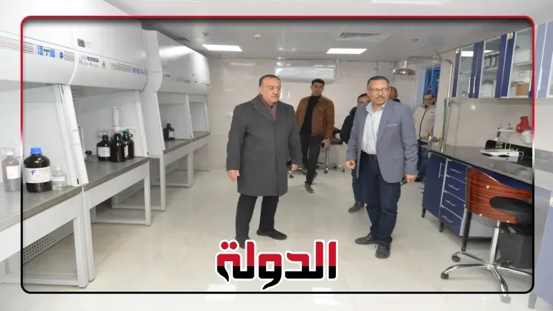 محافظ أسيوط يتفقد المعمل المركزي لمياه الشرب بأسيوط ومحطة مياه الهلالي