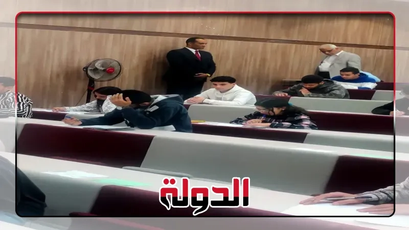 الدكتور المنشاوي يتابع امتحانات منتصف الفصل الدراسي الثاني للعام الجامعي