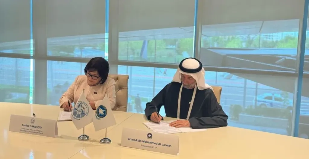 خلال الدورة الـ 150 للاتحاد البرلماني الدولي: المجلس العالمي للتسامح والسلام يوقع مذكرة تفاهم مع الشبكة البرلمانية لحركة عدم الانحياز