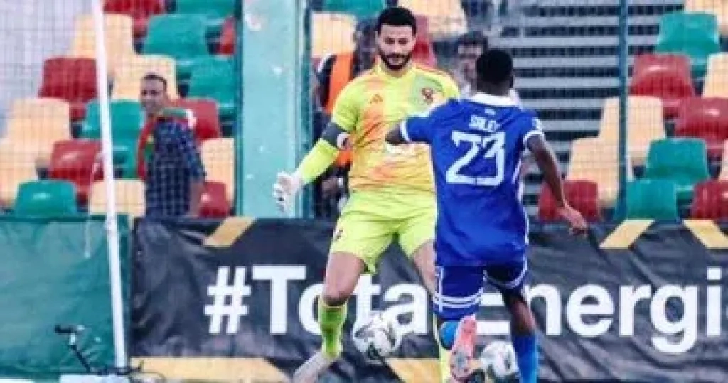 75 دقيقة.. محمد الشناوى ينقذ مرمى الأهلي من فرص خطرة للهلال السودانى.. صور