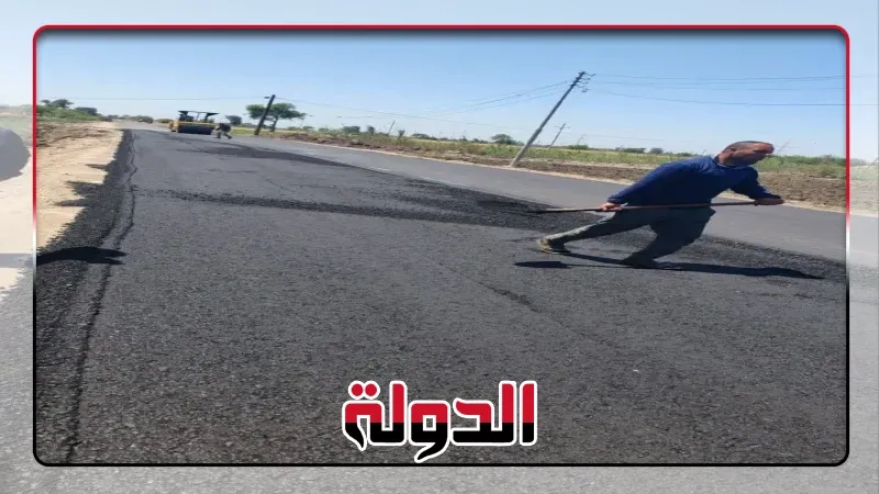 محافظ الشرقية: إنتظام سيرأعمال الرصف بطريق الشوابكةبالحسينية
