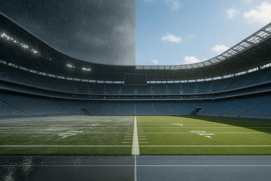 الأسطح الصناعية للملاعب 2.0: التأثير الاقتصادي للمنشآت الرياضية المستقلة عن الظروف المناخية