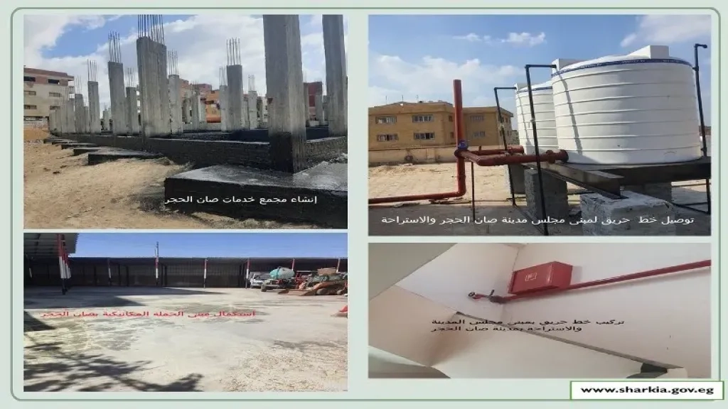 تكلفة ١٠ مليون و٩٢٠ ألف جنيه محافظ الشرقية يتابع تنفيذ الأعمال بمدينة صان الحجر