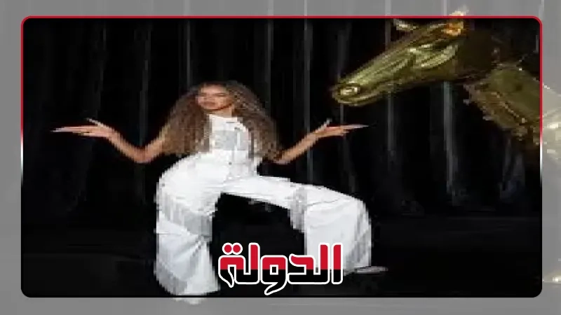 ابنة بيونسيه تنشر صورة من مشاركتها في جولة والدتها الغنائية