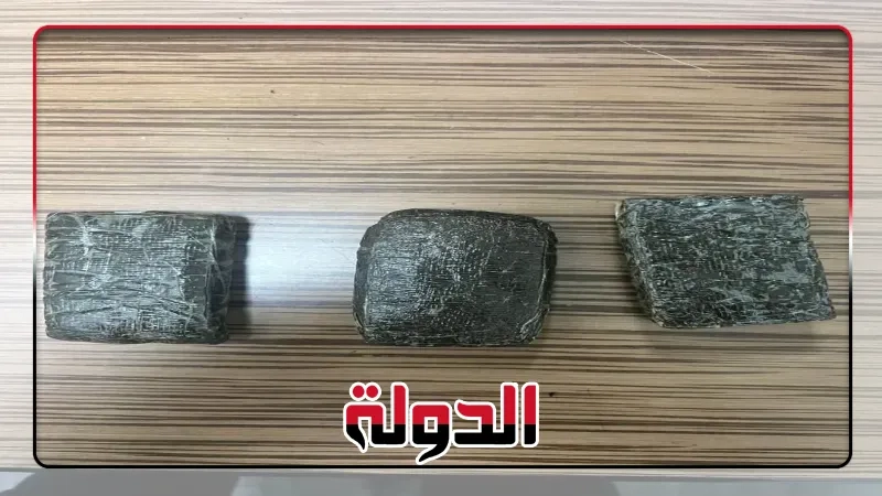 جمارك مطار القاهرة الدولي تضبط محاولة تهريب كمية من مخدر الحشيش وعدد من الحبوب المخدرة