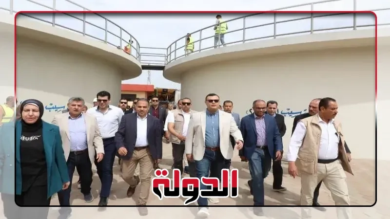 بتكلفة 150 مليون جنيه وبطاقة5000م3 في اليوم وزير الإسكان ومحافظ الشرقية يتفقدان صرف صحي ميت جابر