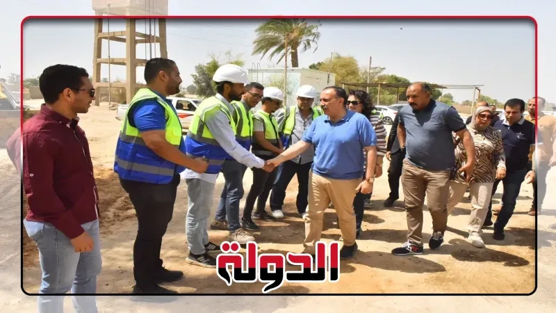 محافظ أسيوط يتفقد مشروعات تطوير مزارع الإنتاج الحيواني بعرب مطير