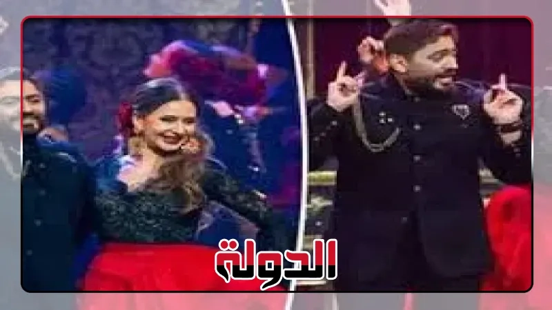 نيللي كريم تفاجئ الجمهور وتغني مع تامر حسني في حفله بالقاهرة الجديدة