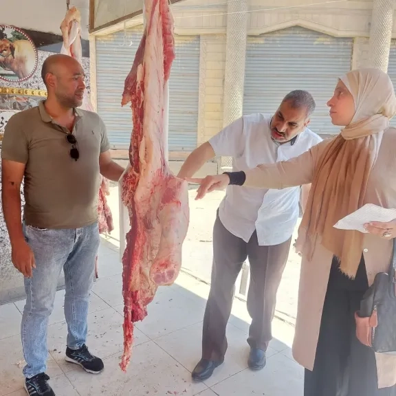 تحرير 31 محضر وضبط 539 كجم لحوم غير صالحة للإستهلاك الآدمي بالبحيرة