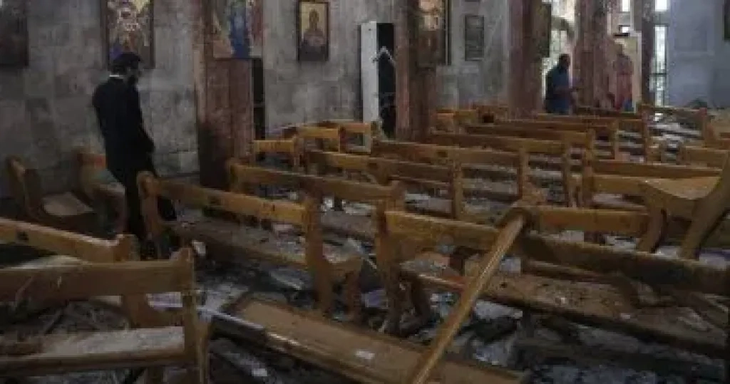 ارتفاع عدد ضحايا تفجير كنيسة في دمشق لـ 21 قتيلًا و 52 مصابًا