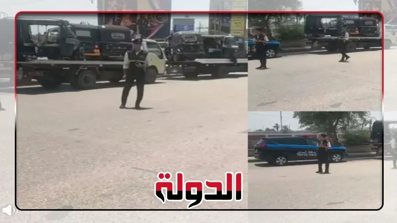 حمله مكبره للانضباط مرور اسيوط