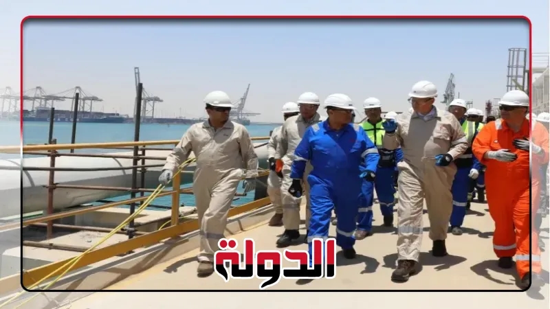 وزير البترول: يتفقد استعدادات وتجهيزات ميناء سونكر لاستقبال سفينة 'Energos Power'