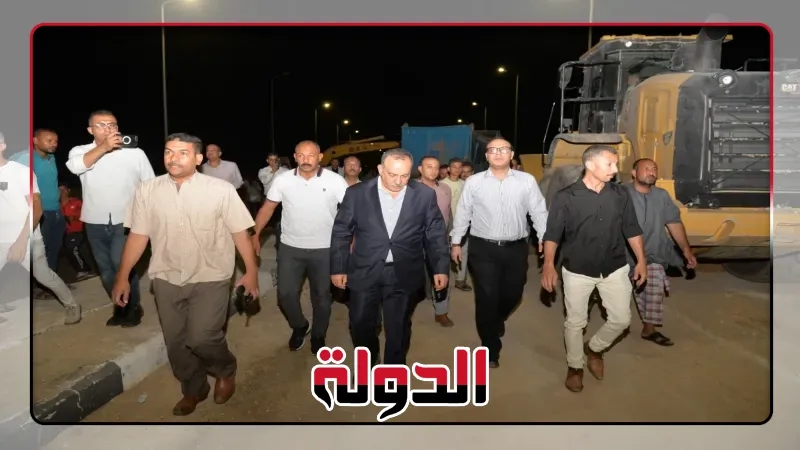 محافظ أسيوط يتفقد موقع حادث محور ديروط ويزور المصابين