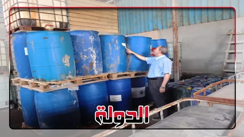 تموين الشرقية ضبط ٣٣طن مواد كيميائية خلال حملات تفتيشيةببلبيس