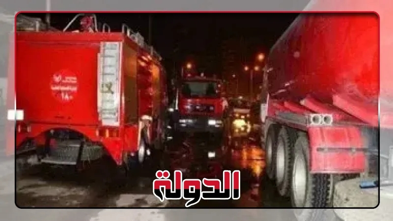 اندلاع حريق داخل مخزن فى مصر الجديدة