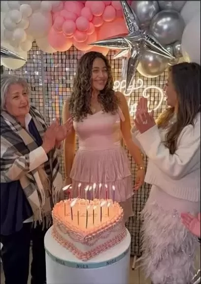 في أجواء عائلية.. داليا البحيري تحتفل بعيد ميلاد أبنتها قسمت السادس عشر'صور'