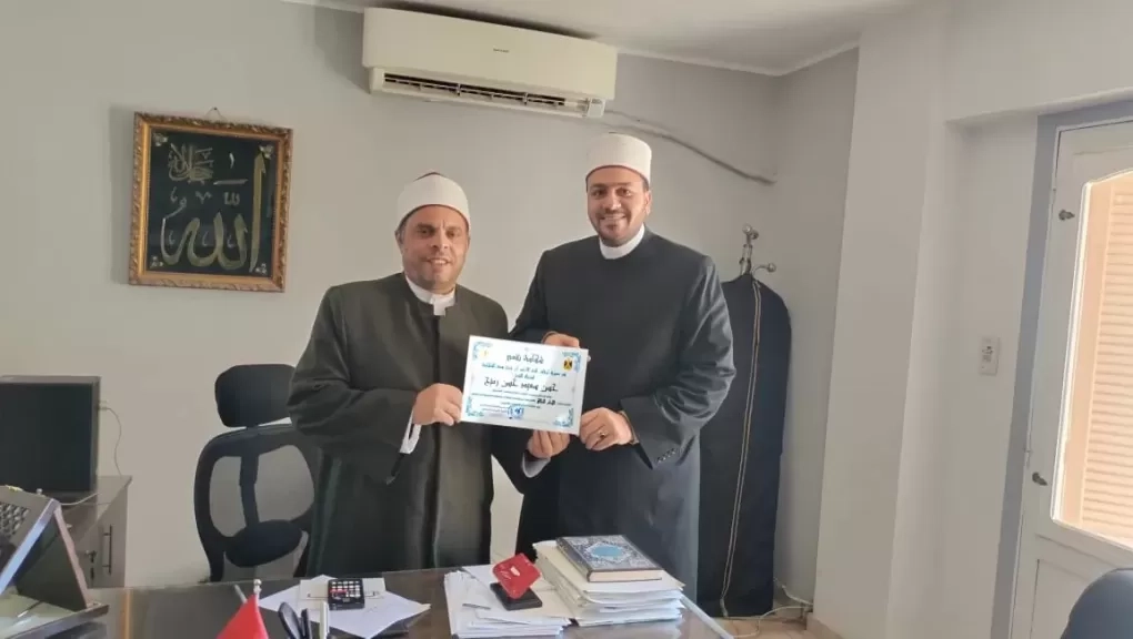 اختيار الشيخ حسن رميح إمام وخطيب مسجد التواب بالغردقة الإمام المثالي على مستوى محافظة البحر الأحمر