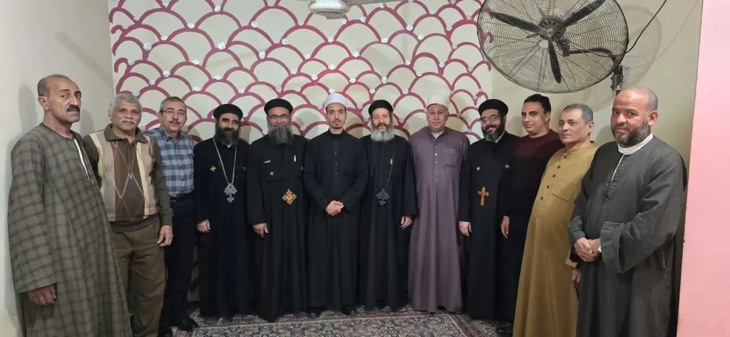 أوقاف فيديمين بالفيوم تستقبل وفدًا كنسيًا للتهنئة بعيد الفطر تجسيدًا للوحدة الوطنية