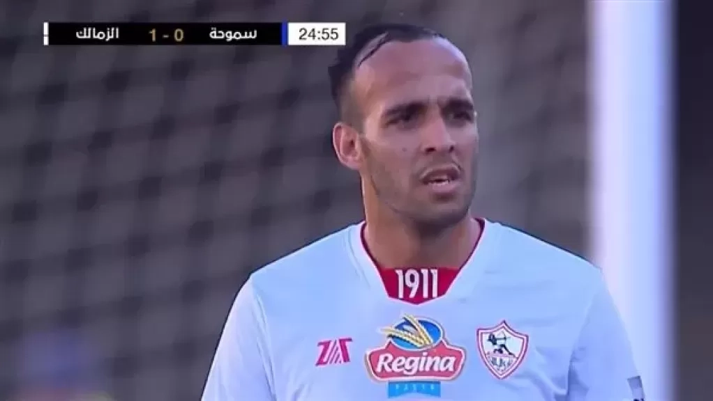 بهدف ناصر منسي الزمالك يتقدم على سموحة 1-0 بالشوط الأول