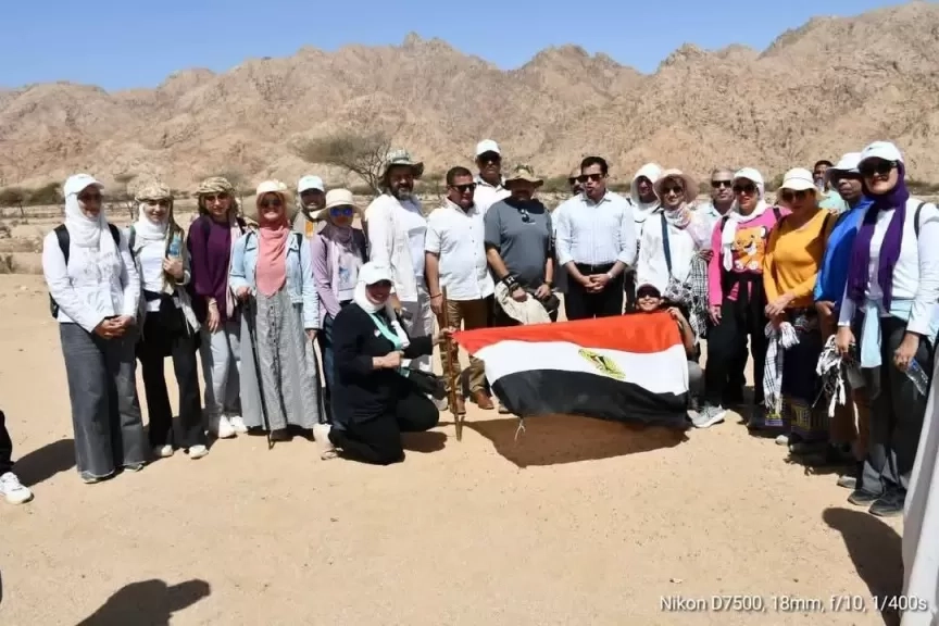 وزير الشباب والرياضة يزور المشاركين بمعسكر يلا كامب بمحمية جبل علبه