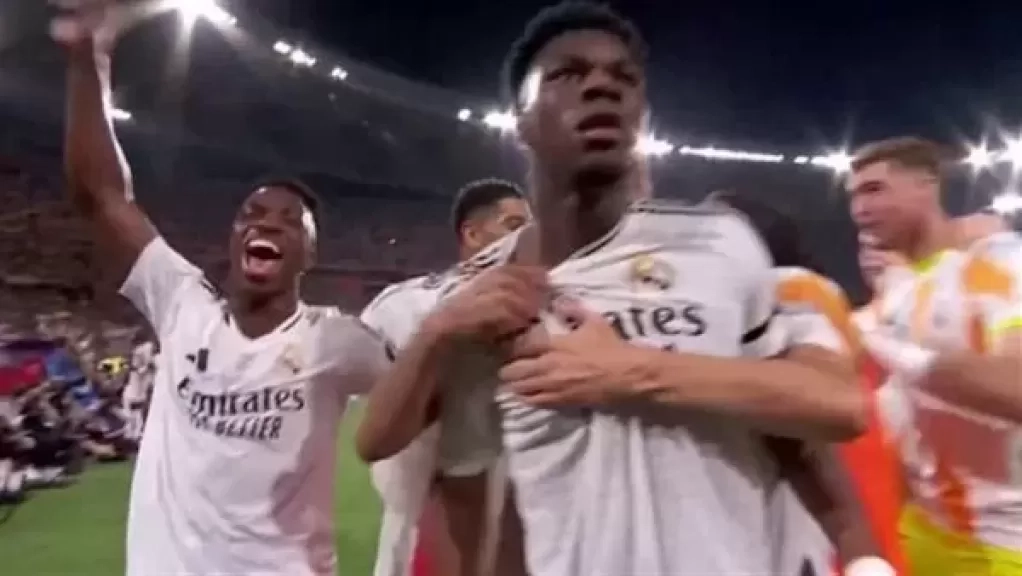 تشواميني يحرز هدف تقدم ريال مدريد على برشلونة في الدقيقة 77