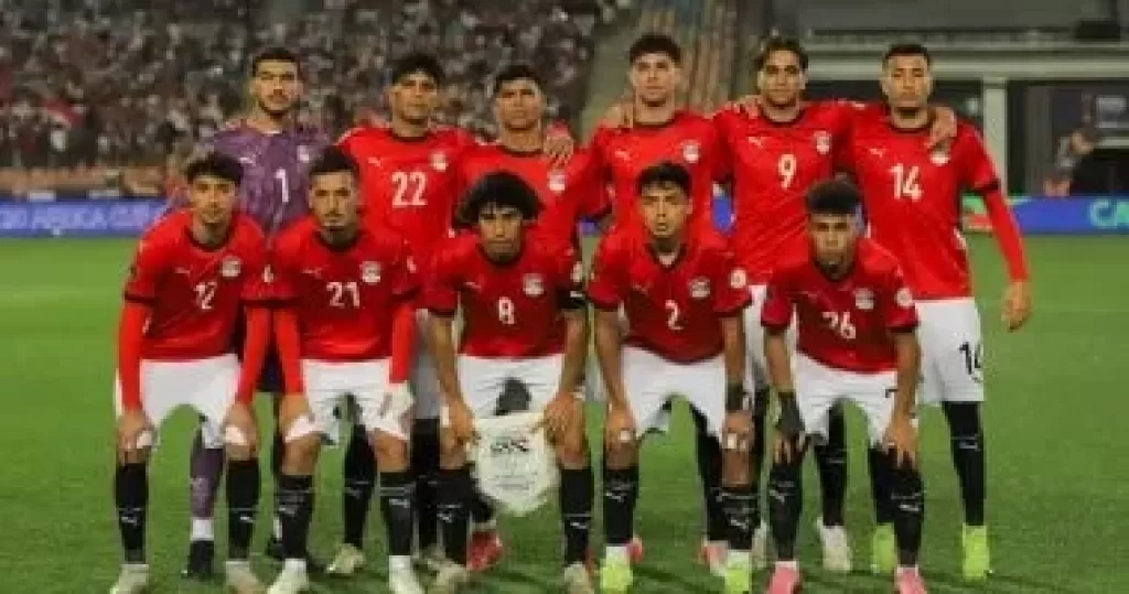 منتخب مصر للشباب يسجل هدف التقدم أمام جنوب إفريقيا