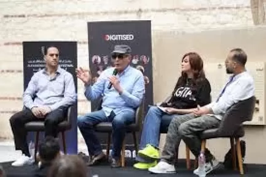 محمود حميدة وبشرى بمهرجان الإسكندرية: حفظ الأرشيف السينمائى مسؤولية وطنية
